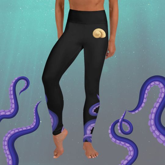 Discover Women's Sea Witch Ursula Octopus Yoga Leggings for Activewear and Workout