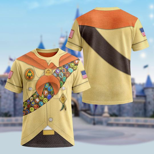 Discover Disney Russell Up Halloween 3D Shirt, Russell Up Halloween Costume For Family Group
