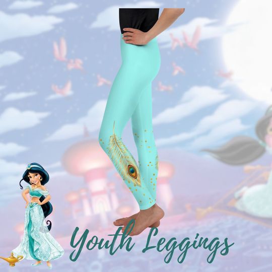 Discover Disney Jasmine Youth Leggings, Aladdin Princess Costume