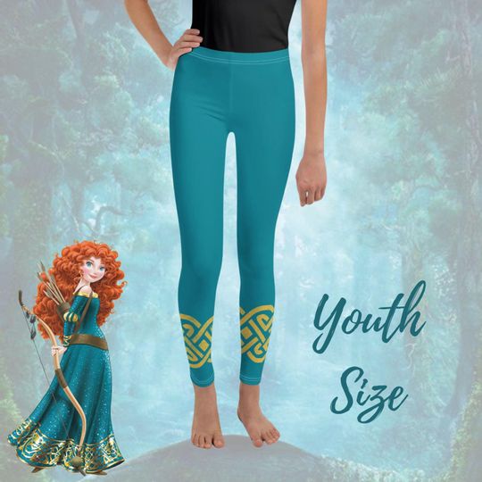 Discover Merida Brave Disney Leggings