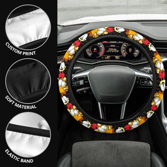 Garfields Car Steering Wheel Cover