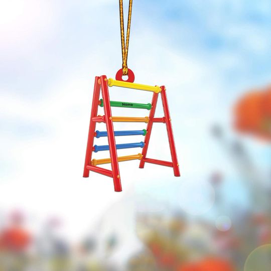Discover Monkey Bars Christmas Light Ornament, Christmas Tree Decor, Loved Monkey Bars Ornament, Hanging Ornament Gift TD-1116-D8MW
