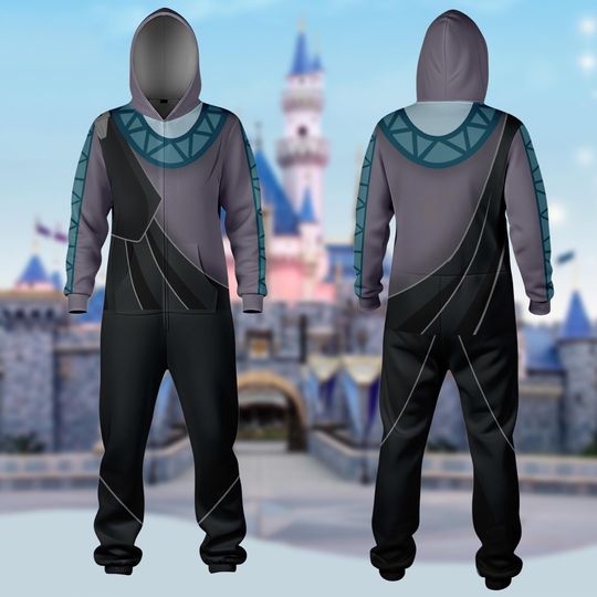 Disney The Hades Costume 3D Cosplay Costume Jumpsuit, Hercules Antagonist Villain Cosplay Costume Jumpsuit, Hercules Halloween 3D Clothing