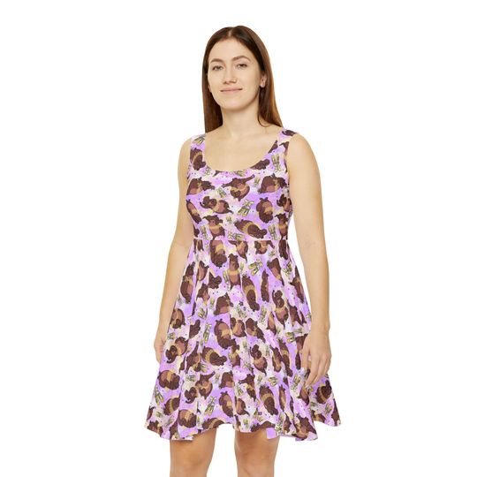 Discover Hippo Ballerinas - Women's Skater Dress (Made in USA)