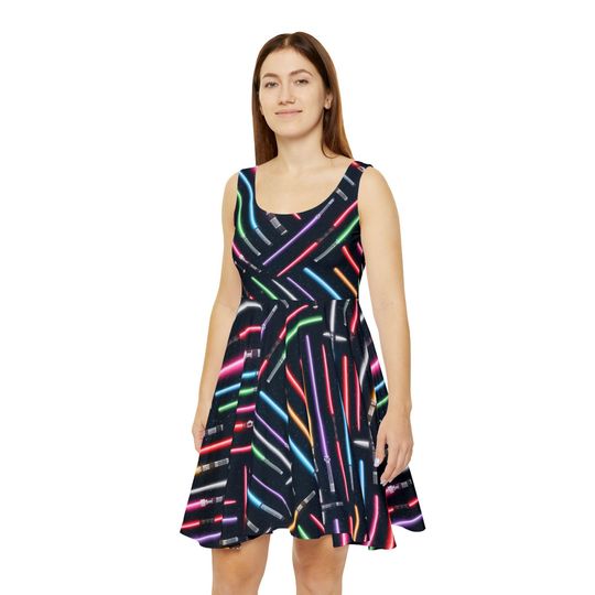 Lightsabers Star Wars Inspired - Women's Skater Dress (Made in USA)