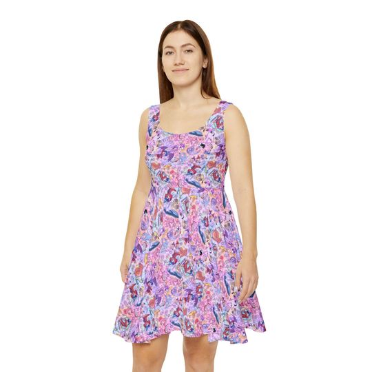 Sorcerer Mickey and his Fantasia Friends Women's Skater Dress