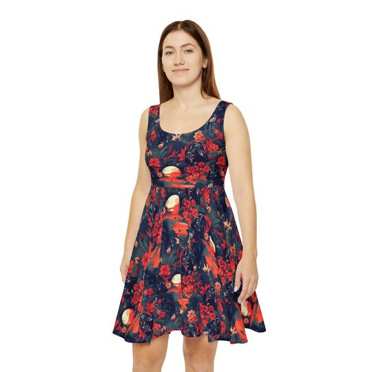 Hawaiian Darth Vader Women's Skater Dress