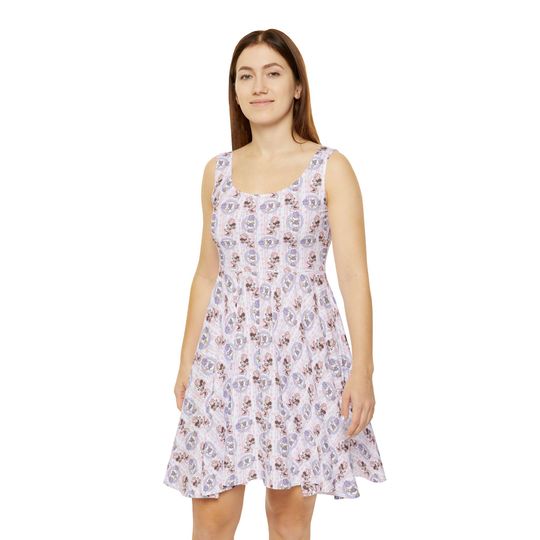 Sweet Springtime Minnie & Daisy Women's Skater Dress