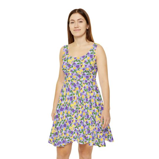 Discover Vivacious Violet Lemonade - Women's Skater Dress (Made in USA)