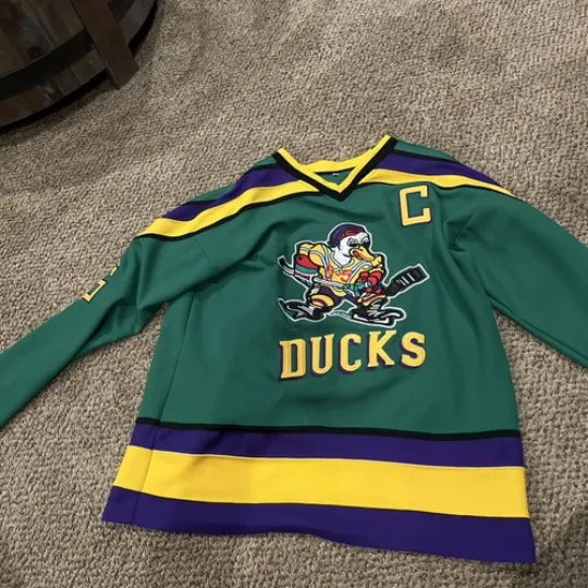 Discover Charlie Conway Mighty Ducks #96 Headgear Classics Movie Authentic Hockey Jersey