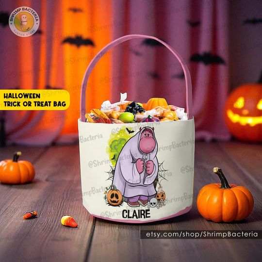 Discover Inside Out Characters Halloween Trick or Treat Basket, Inside Out Trick-or-Treat Bag, Custom Baby Shower Name Basket, Disneyland Trip Gifts