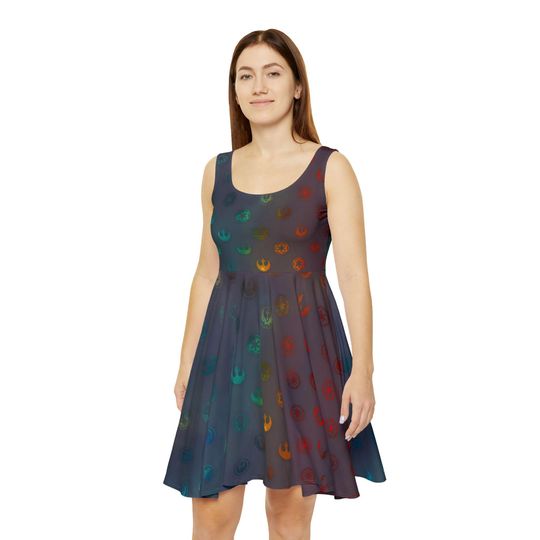Discover Galaxy Far Away - Women's Skater Dress (Made in USA)