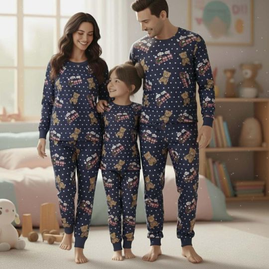 Rumi Choo Choo Matching Pajama, Matching Family Pajama Set, Choo Choo Train Sleepwear Pants, Loungewear Gift For Fans