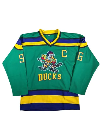 Mighty Ducks Movie Jersey Charlie Conway #96 Multicolor Halloween