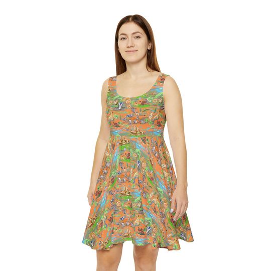 Discover Simba's Savanna Sunset Women's Skater Dress