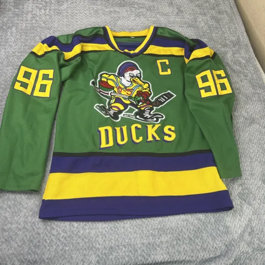 The Mighty Ducks Movie Charlie Conway #96 Hockey Jersey