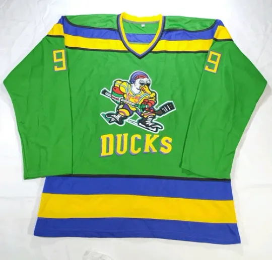The Mighty Ducks Movie Jersey #99 Adam Banks Hockey Jersey