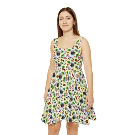 Discover Pirate Night Cruise Women's Skater Dress