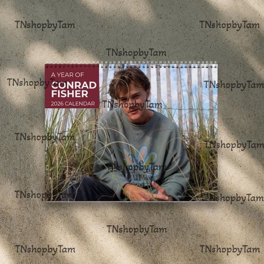 Conrad Fisher 2026 Calendar | TSITP 2026 Calendar | Celebrity Calendar | Funny Gift for Friend