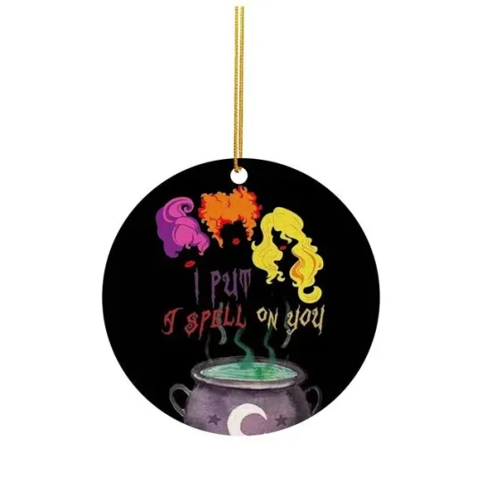 Discover Witch Brew I Put A Spell On You Hocus Pocus Halloween Christmas Ornament
