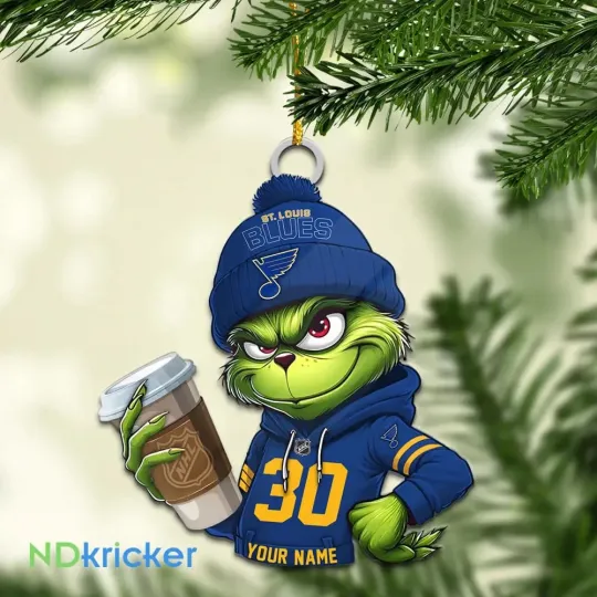 Personalized Seattle Team Krakens Sport Christmas Ornament, For Hockey Fan