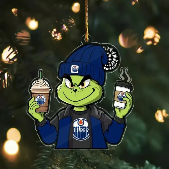 Discover Edmonton Team Oilers Sport Christmas Ornament, For Hockey Fan