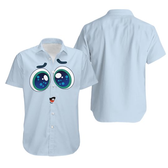 Envy Inside Out Halloween Costume Hawaiian Shirt, Inside Out Movie Hawaii T-Shirt Men Button Shirt, Inside Out Character Halloween Gift