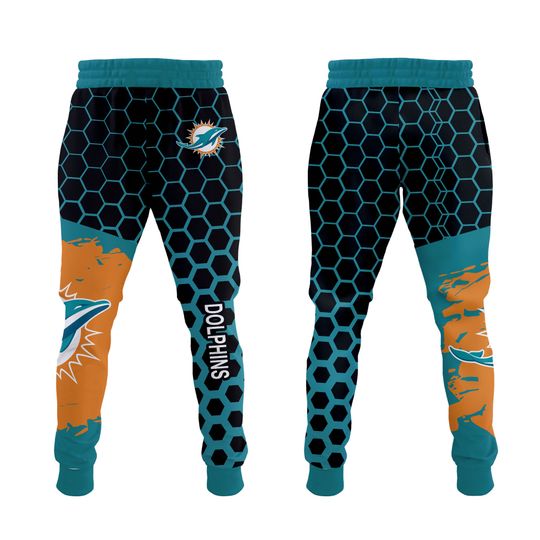 Miami Dolphins Men's Hoodie Jogger Sets, Sport Outfits