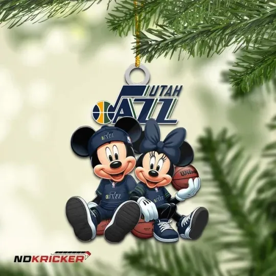 Discover Personalized Utah Team Jazz Sport Christmas Ornament, For Basketball Fan