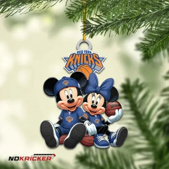 Discover Personalized New York Team Knicks Sport Christmas Ornament, For Basketball Fan