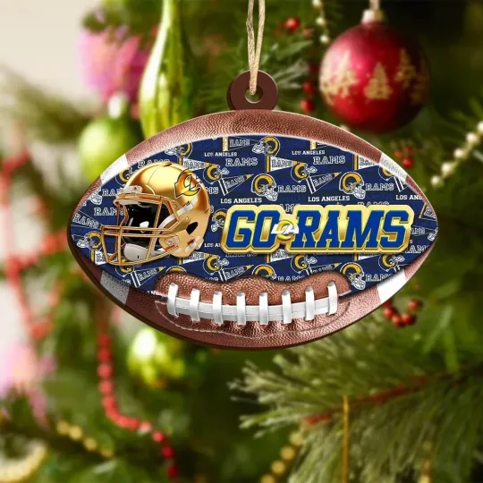 Discover Los Angeles Team Rams Sport Christmas Ornament, For Football Fan