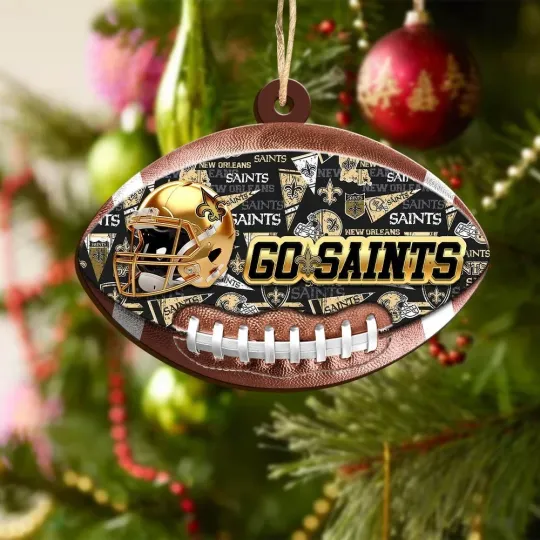 Discover New Orleans Team Saints Sport Christmas Ornament, For Football Fan