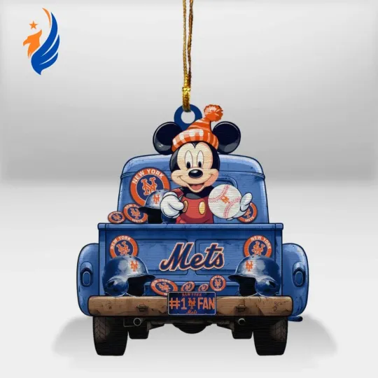 Discover New York Team Metss Mouse Christmas Ornament, Christmas Gift