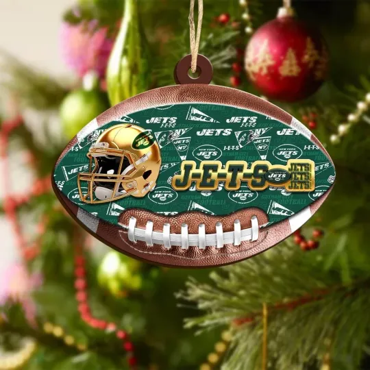 Discover New York Team Jets Sport Christmas Ornament, For Football Fan