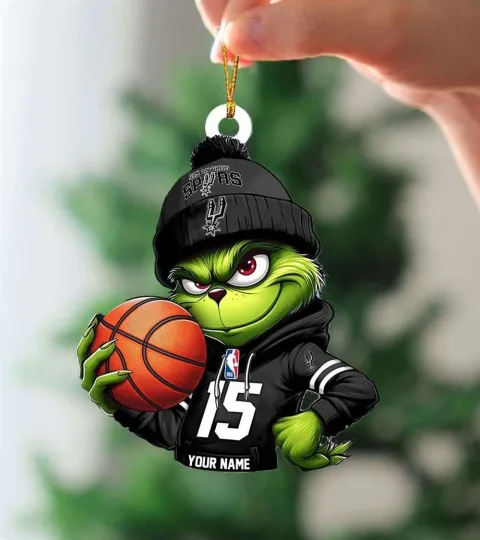 Personalized San Antonio Team Spurss funny character Ornament, Gifts For Fans