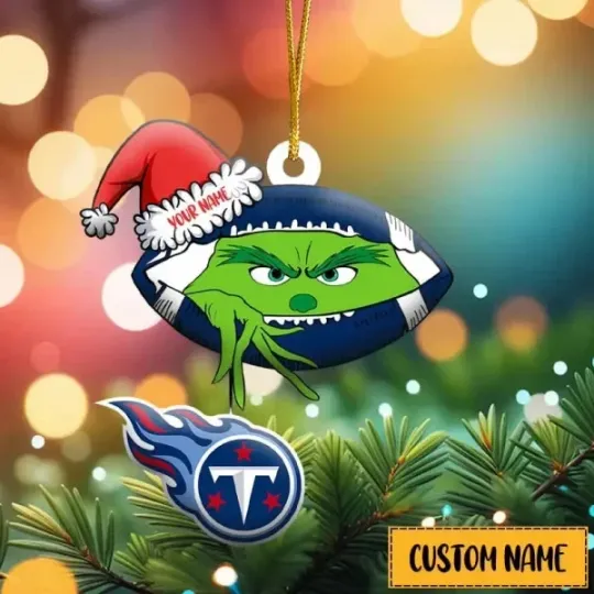 Discover Personalized Tennessee Football Team Titans Sport Ornament, Gifts For Fans