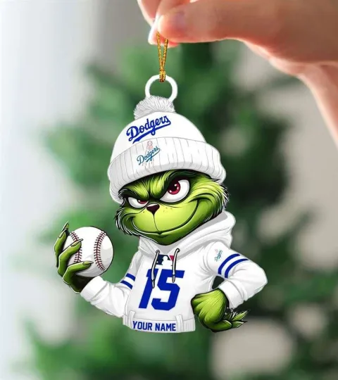 Discover Personalized Los Angeles Team Dodgerss funny character Ornament, Gifts For Fans