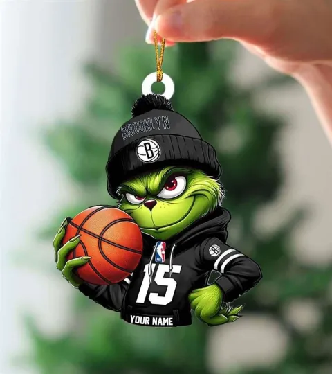 Discover Personalized Brooklyn Team Netss  funny character Ornament, Gifts For Fans