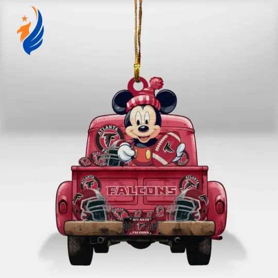 Discover Personalized Atlanta Football Team Falconss Mouse Ornament, Christmas Gift