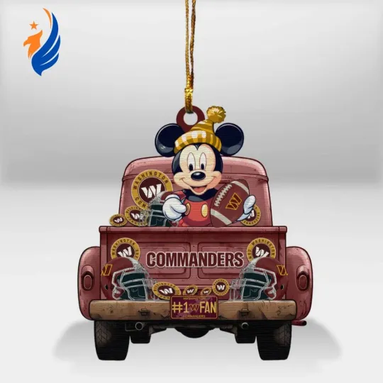 Discover Personalized Washington Team Commanderss Mouse Christmas Ornament,Christmas Gift