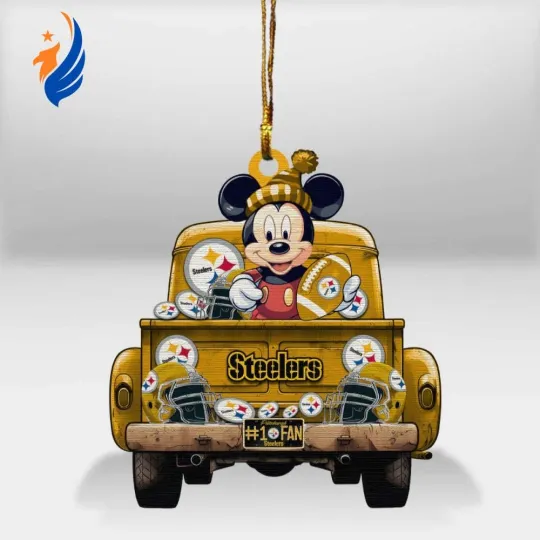 Discover Personalized Pittsburgh Team Steelerss Mouse Christmas Ornament, Christmas Gift