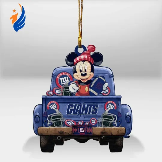 Discover Personalized New York Team Giantss Mickey Mouse Ornament, Christmas Gift