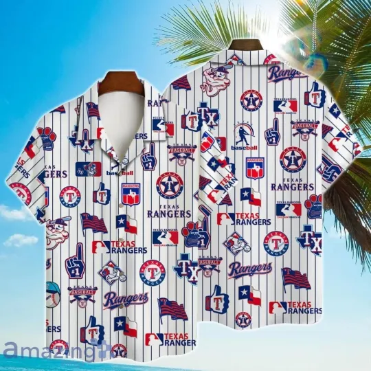 Discover Texas Baseball Team Rangerss Hawaiian Shirt
