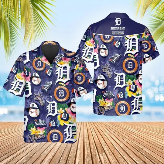 Discover Detroit Baseball Team Tigerss Hawaiian Shirt