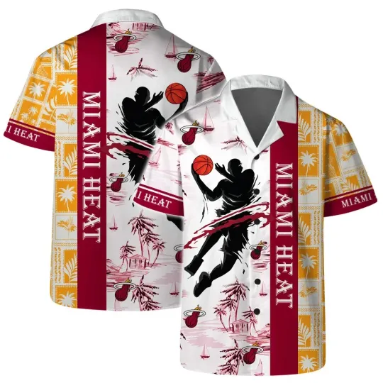 Discover Miami Basketball Team Heats Hawaiian Shirt