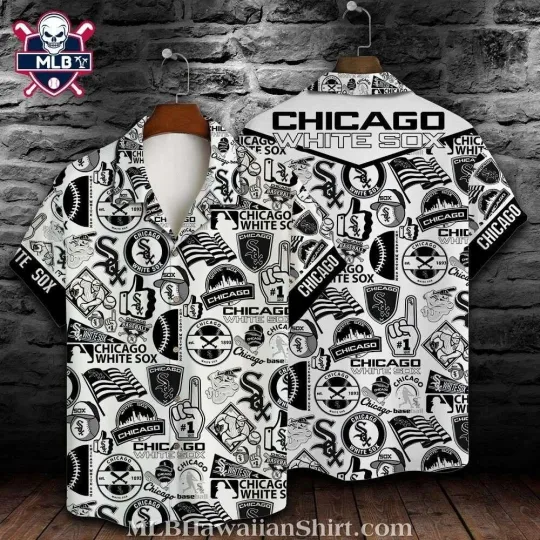 Discover Chicago White Baseball Team Soxs Hawaiian Shirt