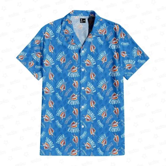 Discover Oklahoma City Basketball Team Thunders Hawaiian Shirt