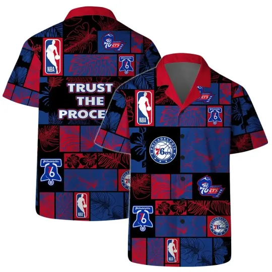 Discover Philadelphia Basketball Team 76erss Hawaiian Shirt