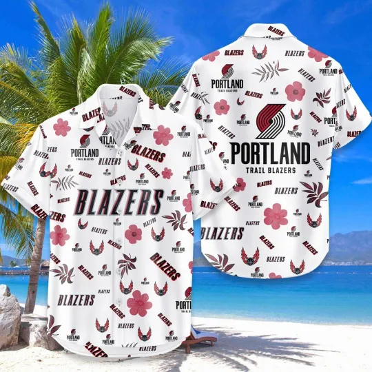 Discover Portland Trail Basketball Team Blazerss Hawaiian Shirt