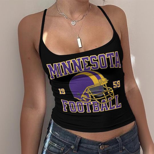 Discover Minnesota Football Tank Top, Womens Game Day Shirt, Vintage Style Sports Outfit